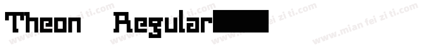 Theon Regular字体转换